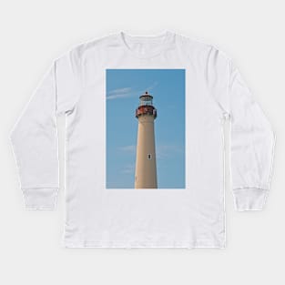 Cape May Lighthouse ii Kids Long Sleeve T-Shirt